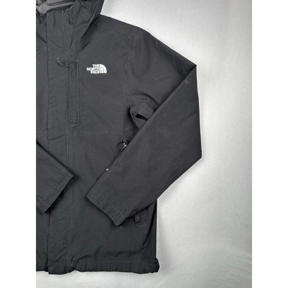 North Face Active Stretch Rain Shell Dryvent Waterproof Hoodie Jacket Black